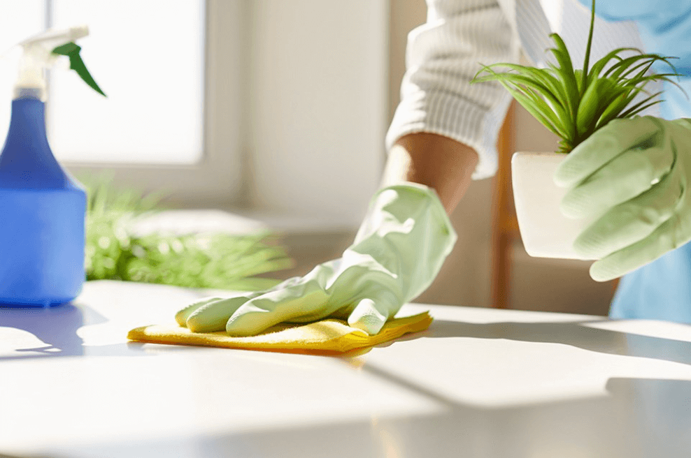 Sweeping Away the Winter Blues With Sparkling Green