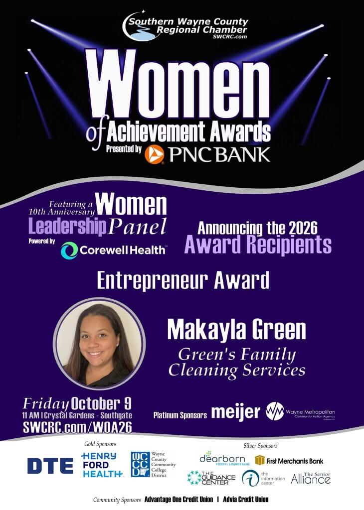 Makayla Green Recognized as 2026 Women of Achievement Entrepreneur of the Year